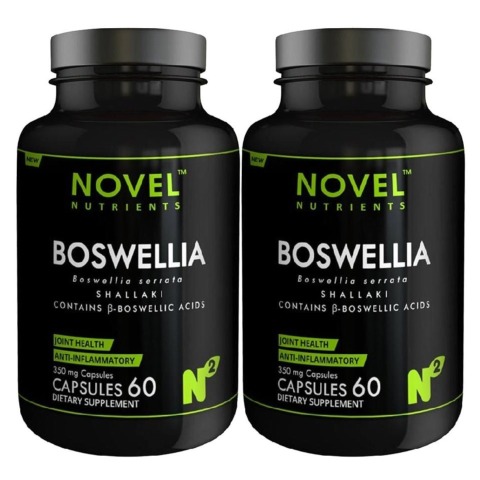 Novel Nutrients Boswellia (350 mg), 60 capsules - Pack of 2 Novel Nutrients Boswellia (350 mg), 60 capsules - Pack of 2