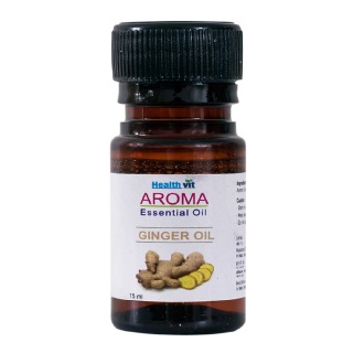 Healthvit Aroma Ginger Oil, 15 ml for All Skin Types