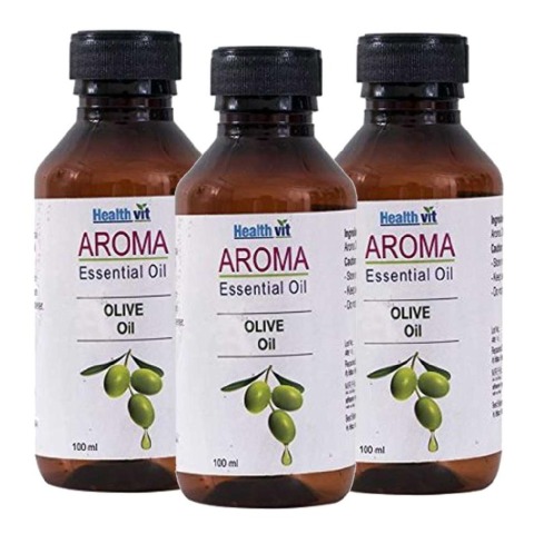 Healthvit Aroma Olive Oil, 100 ml - Pack of 3 Healthvit Aroma Olive Oil, 100 ml - Pack of 3
