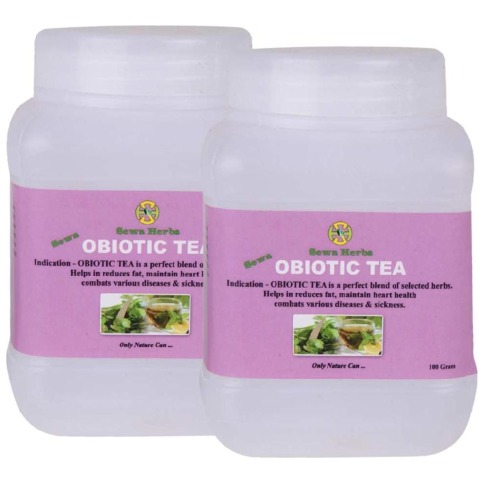 Sewa Herbs Obiotic Tea, Natural 100 g - Pack of 2 Sewa Herbs Obiotic Tea, Natural 100 g - Pack of 2
