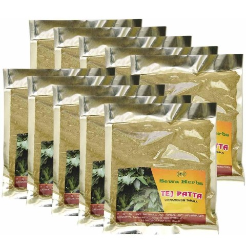 Sewa Herbs Tej Patta, 100 g - Pack of 10 Sewa Herbs Tej Patta, 100 g - Pack of 10