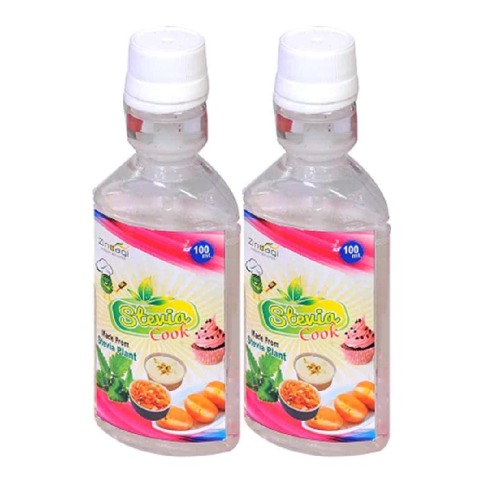 Zindagi Stevia Cook - Pack of 2, 100 ml Zindagi Stevia Cook - Pack of 2, 100 ml