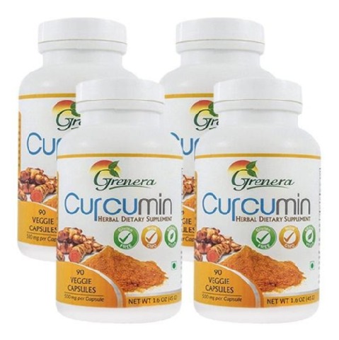 Grenera Curcumin - Pack of 4, 90 veggie capsule(s) Grenera Curcumin - Pack of 4, 90 veggie capsule(s)