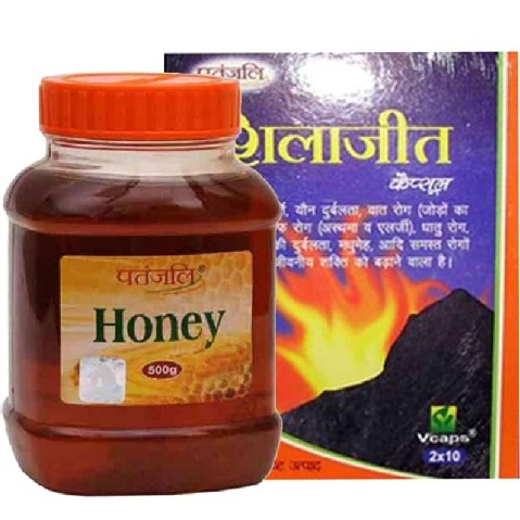 Patanjali Shilajit + Pure Honey Combo Patanjali Shilajit + Pure Honey Combo