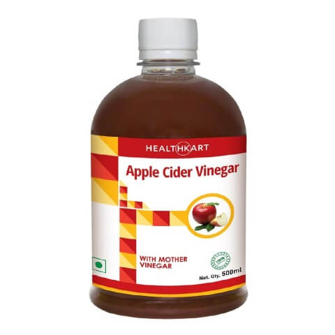 HealthKart Apple Cider Vinegar, 0.5 L Unflavoured HealthKart Apple Cider Vinegar, 0.5 L Unflavoured