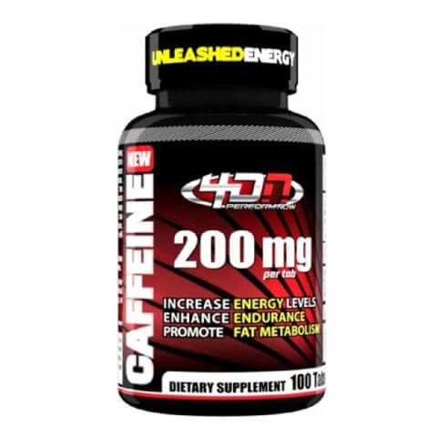 4D Nutrition Caffeine 200 mg , 100 tablet s Unflavoured