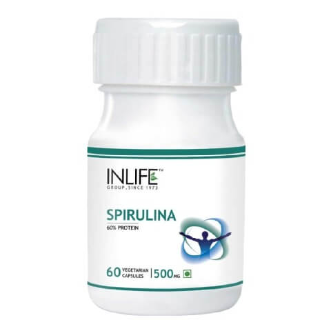 INLIFE Spirulina (500 mg), 60 veggie capsule(s) INLIFE Spirulina (500 mg), 60 veggie capsule(s)