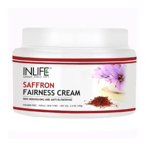 INLIFE Saffron Fairness Cream, 100 g for All Skin Types INLIFE Saffron Fairness Cream, 100 g for All Skin Types