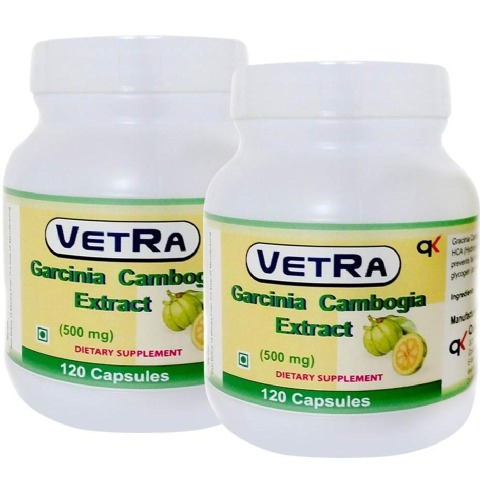 Vetra Garcinia Cambogia Extract (500 mg) - Pack of 2 120 capsules Vetra Garcinia Cambogia Extract (500 mg) - Pack of 2 120 capsules