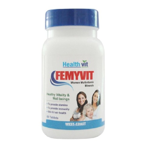 Healthvit AtoZ FEMYVIT Women Multivitamin Minerals, Unflavoured 60 tablet(s) Healthvit AtoZ FEMYVIT Women Multivitamin Minerals, Unflavoured 60 tablet(s)
