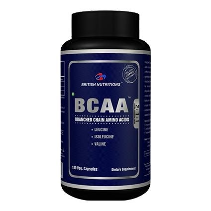British Nutritions BCAA, 180 capsules Unflavoured British Nutritions BCAA, 180 capsules Unflavoured
