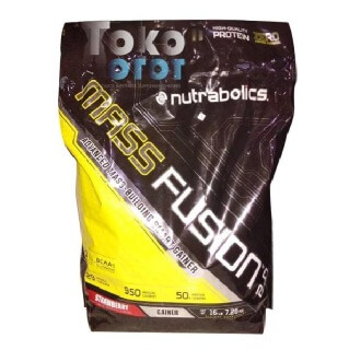 Nutrabolics Mass Fusion, 16 lb Strawberry