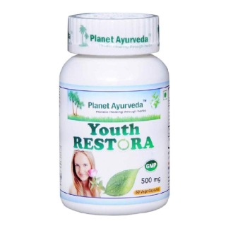 Planet Ayurveda Youth Restora (500 mg), 60 veggie capsule(s)