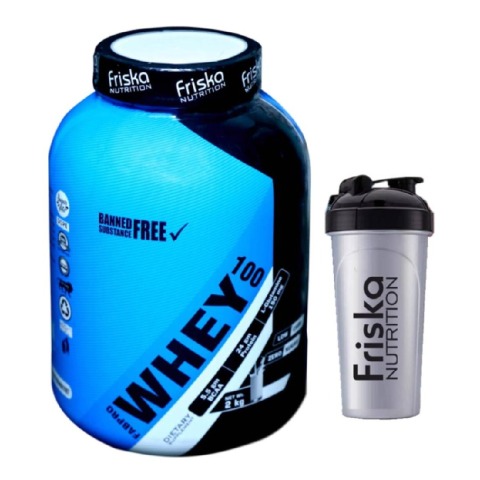 1 - Friska Nutrition Fabpro Whey 100,  4.4 lb  Cafe Mocha 