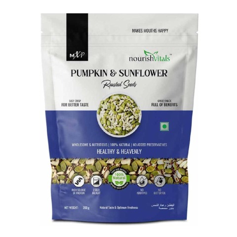 1 - NourishVitals Roasted Pumpkin & Sunflower Seeds,  Natural  0.150 kg 