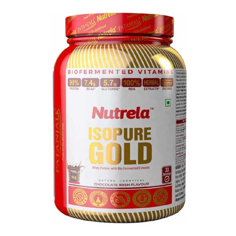 1 - Patanjali Nutrela Isopure Gold,  2.2 lb  Chocolate Irish 