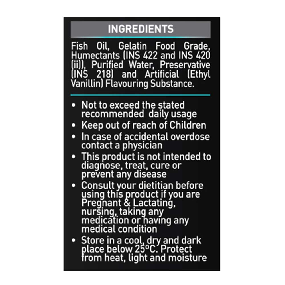 8 - MuscleBlaze Fish Oil (1000 mg) OP,  30 capsules 