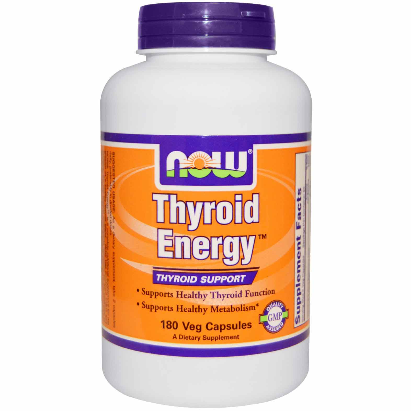 Now Thyroid Energy,  180 veggie capsule(s) 