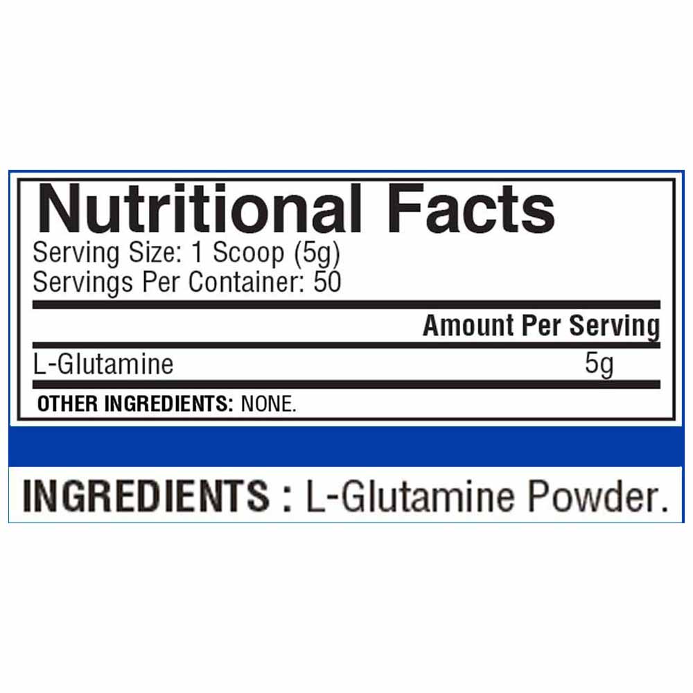 supplement - Gaspari Nutrition Glutamine,  0.55 lb  Unflavoured 