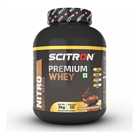1 - Scitron Premium Whey,  4.4 lb  Chocolate Hazelnut 