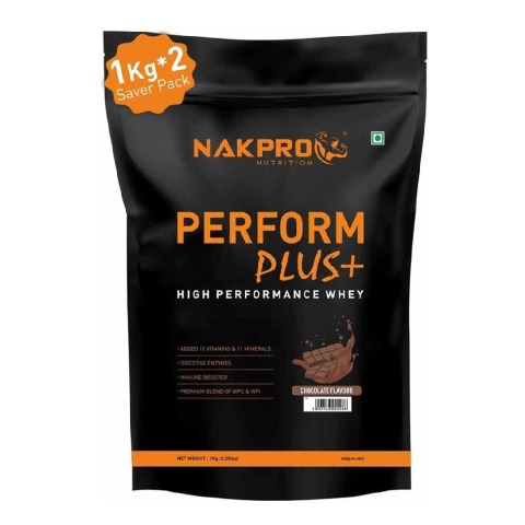 1 - Nakpro Perform Plus+ High Performance Whey, 2.2 lb Chocolate (Pack of 2)