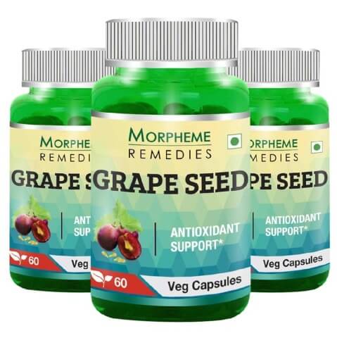 Morpheme Remedies Grape Seed Extract (500 mg) Buy 2 Get 1 Free, 60 veggie capsule(s) Morpheme Remedies Grape Seed Extract (500 mg) Buy 2 Get 1 Free, 60 veggie capsule(s)