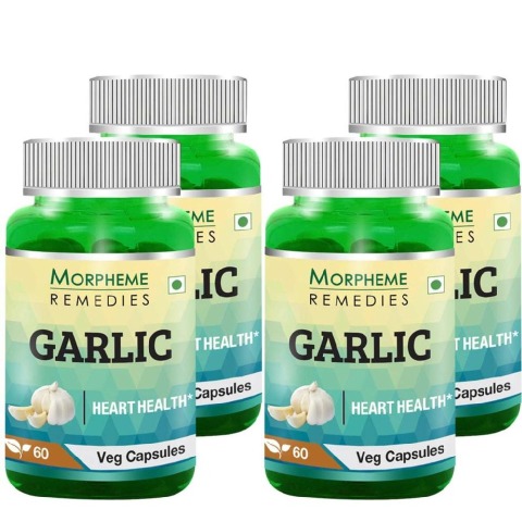 Morpheme Remedies Garlic (500 mg), 4 Piece(s)/Pack Morpheme Remedies Garlic (500 mg), 4 Piece(s)/Pack