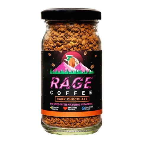 1 - Rage Coffee Premium Arabica Instant Coffee,  50 g  Dark Chocolate 
