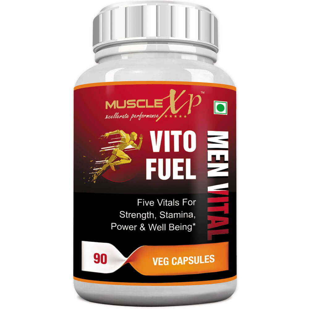 MuscleXP Vito Fuel Men Vital,  90 veggie capsule(s)  Unflavoured 