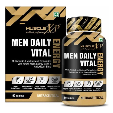 1 - MuscleXP Men Daily Vital Energy, 60 tablet(s) Unflavoured