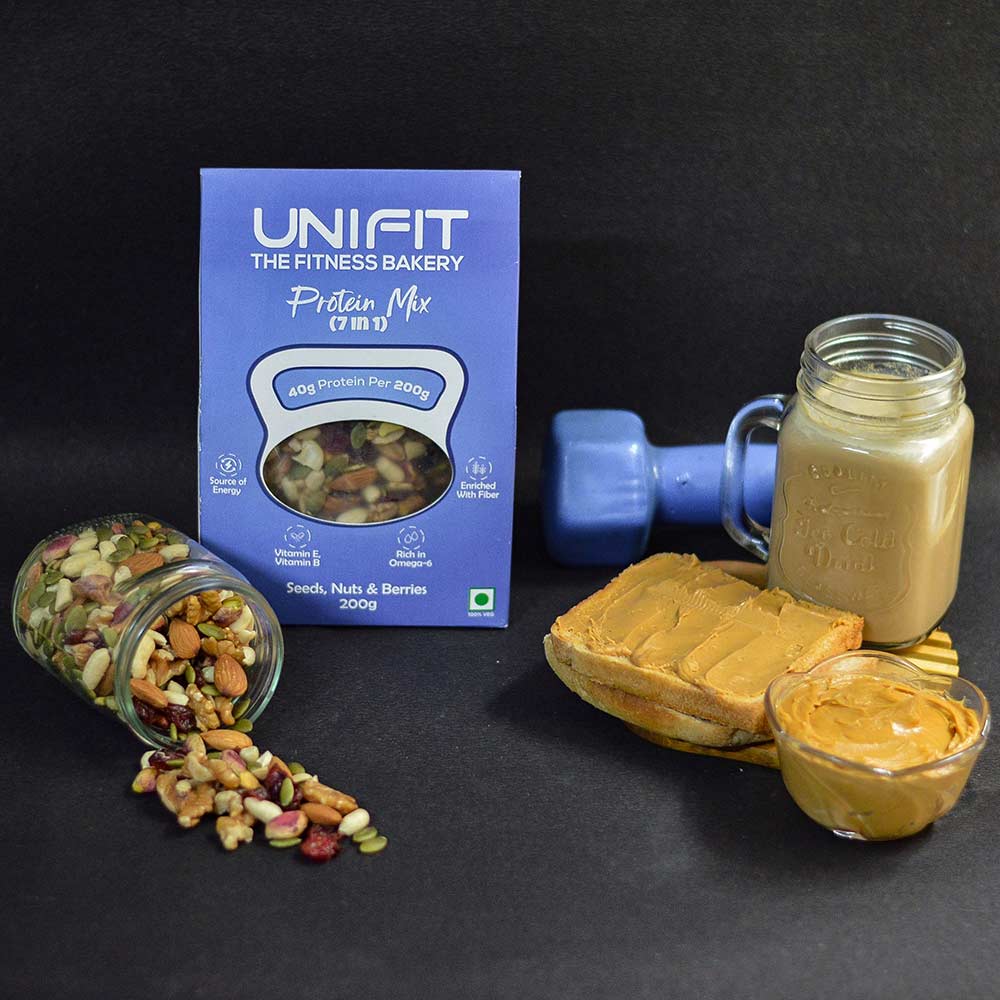 5 - UNIFIT Protein Mix (7 In 1),  Seeds Nuts & Berries  200 g 