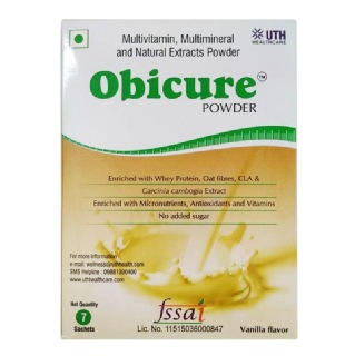 UTH Healthcare Obicure Powder, 7 sachets/pack Vanilla
