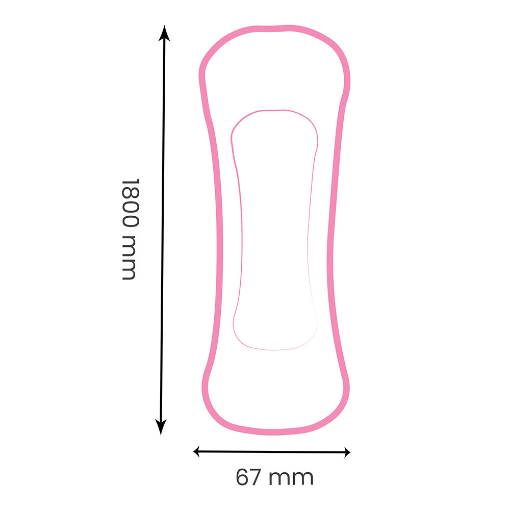 7 - Sirona Ultra-Thin Premium Panty Liners,  60 Piece(s)/Pack  Regular Flow (Large) 