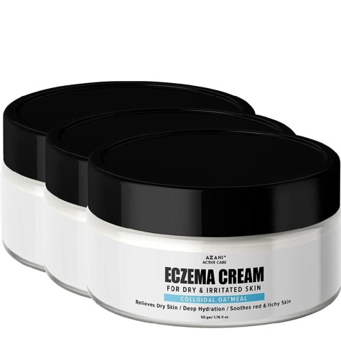 1 - Azani Active Care Eczema Cream, 50 g for Dry & Irritated Skin Pack of 3