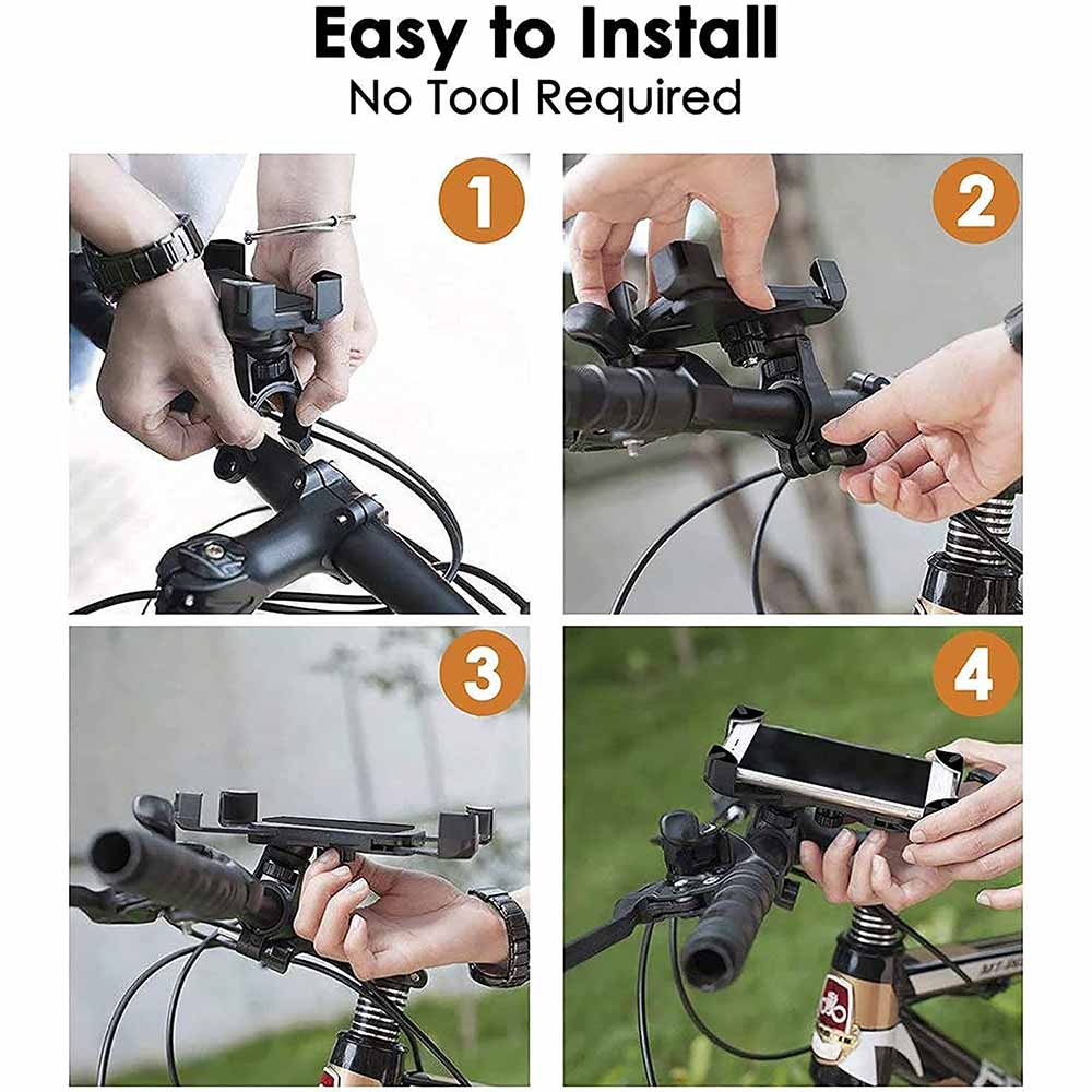 7 - Strauss Bicycle Mobile Holder,  Black 