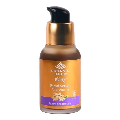 1 - Organic India Facial Serum,  30 ml  Anti-Ageing 