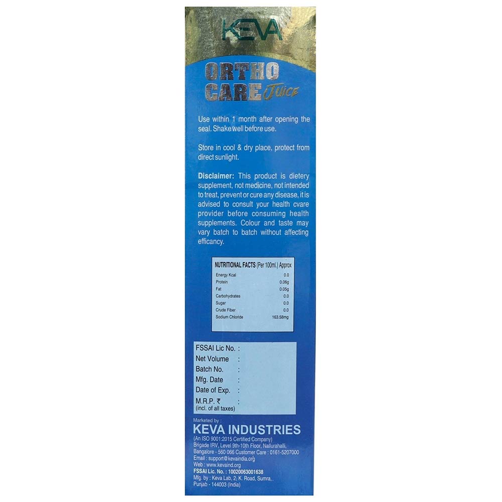 2 - Keva Ortho Care Juice,  Natural  750 ml 