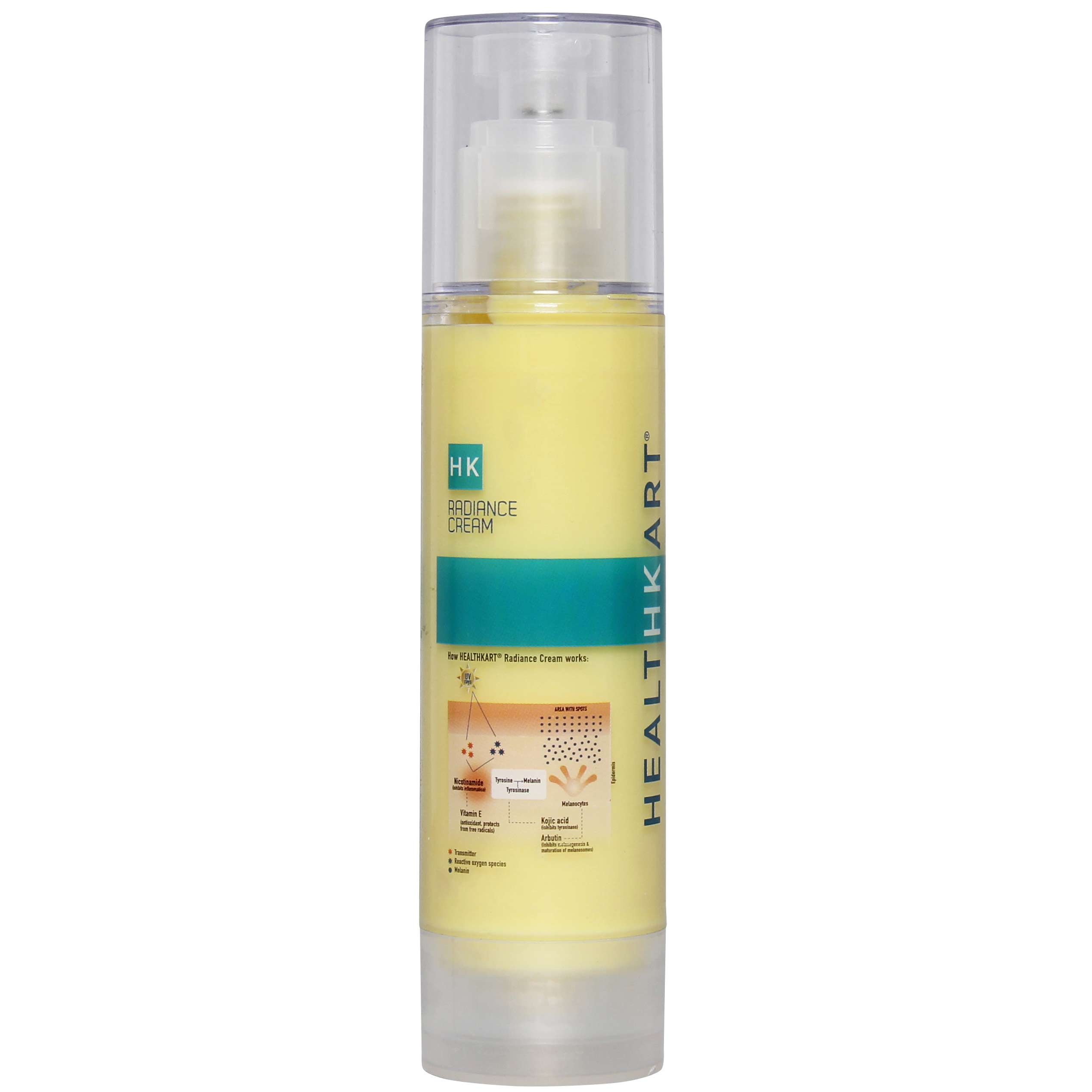 HealthKart Radiance (skin whitening) Cream, 100 g for All Skin Types(Back1)