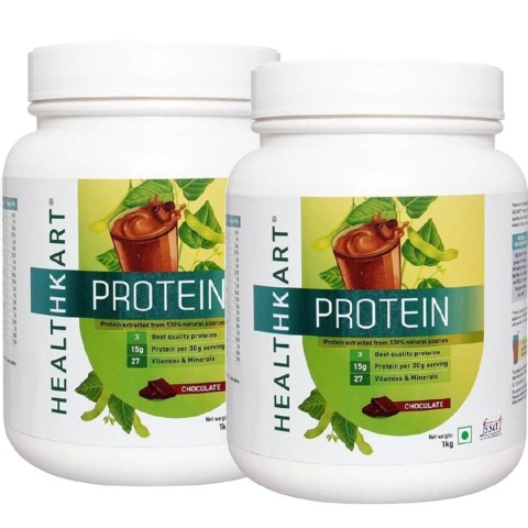 HealthKart Protein, Chocolate - Pack of 2 HealthKart Protein, Chocolate - Pack of 2