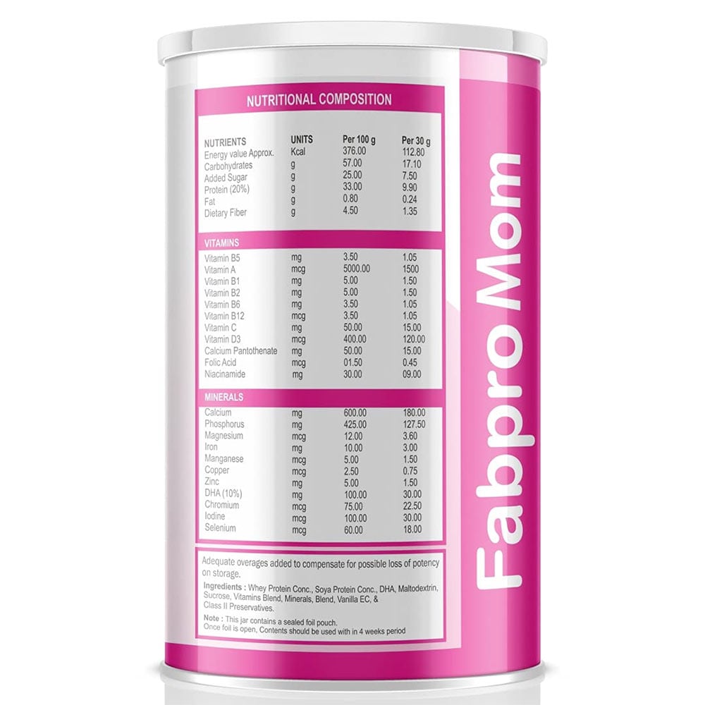 2 - Friska Nutrition FabproMom Protein Powder,  Chocolate  0.44 lb 