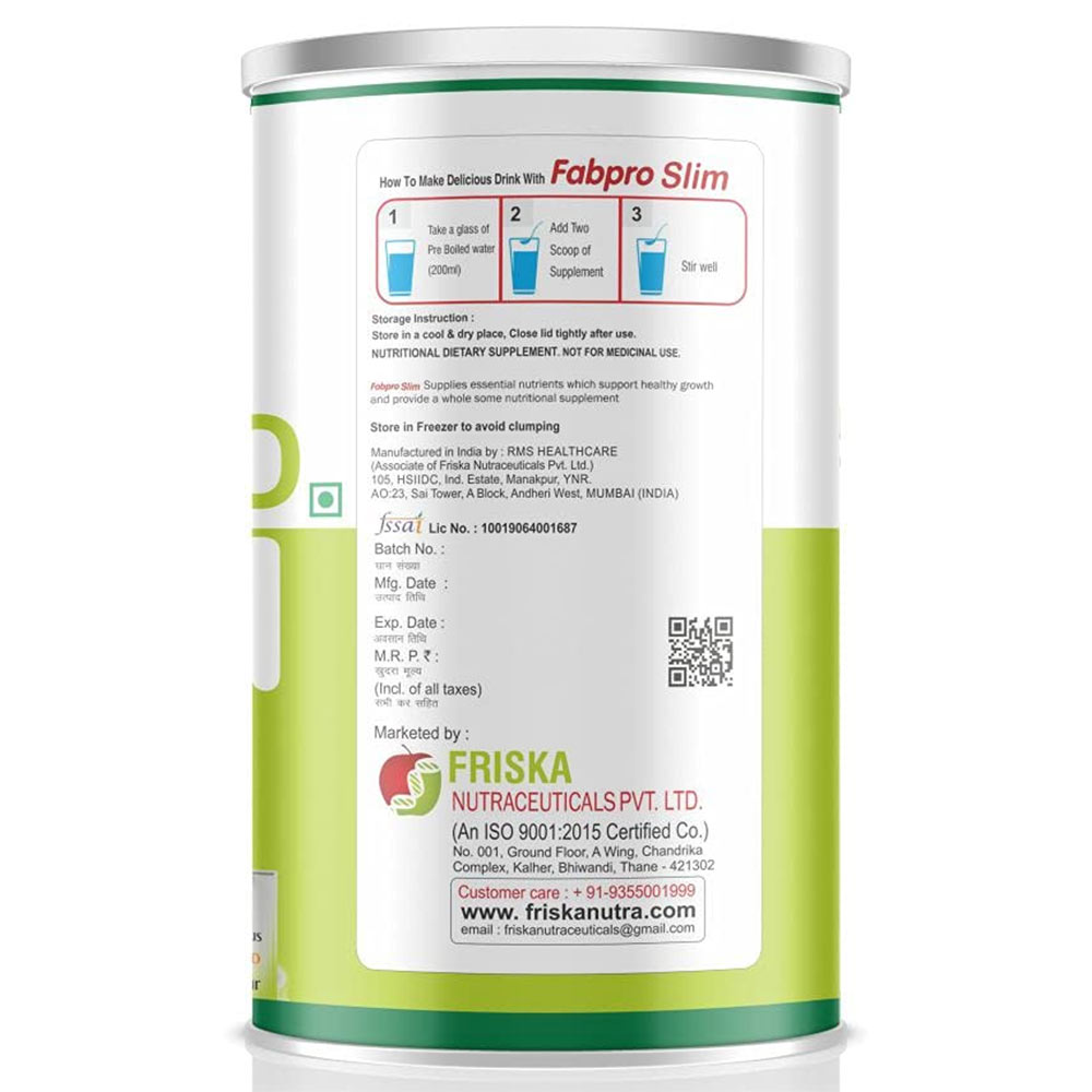 3 - Friska Nutrition Fabpro Slim Powder,  400 g  Mango 