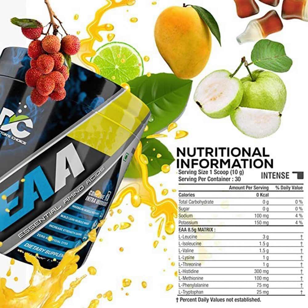 6 - Doctor'S Choice EAA (Essential Amino Acids),  1.32 lb  60 Servings  Mango Slush 