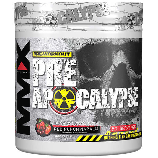 Muscle Maxx Pre Apocalypse,  0.7 lb  Red Punch Napalm 