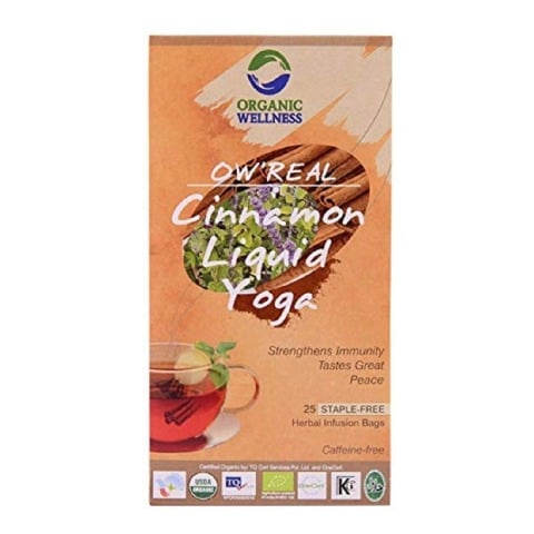 1 - Organic Wellness OW'Real Cinnamon Liquid Yoga,  Unflavoured  25 Tea Bag(s) 