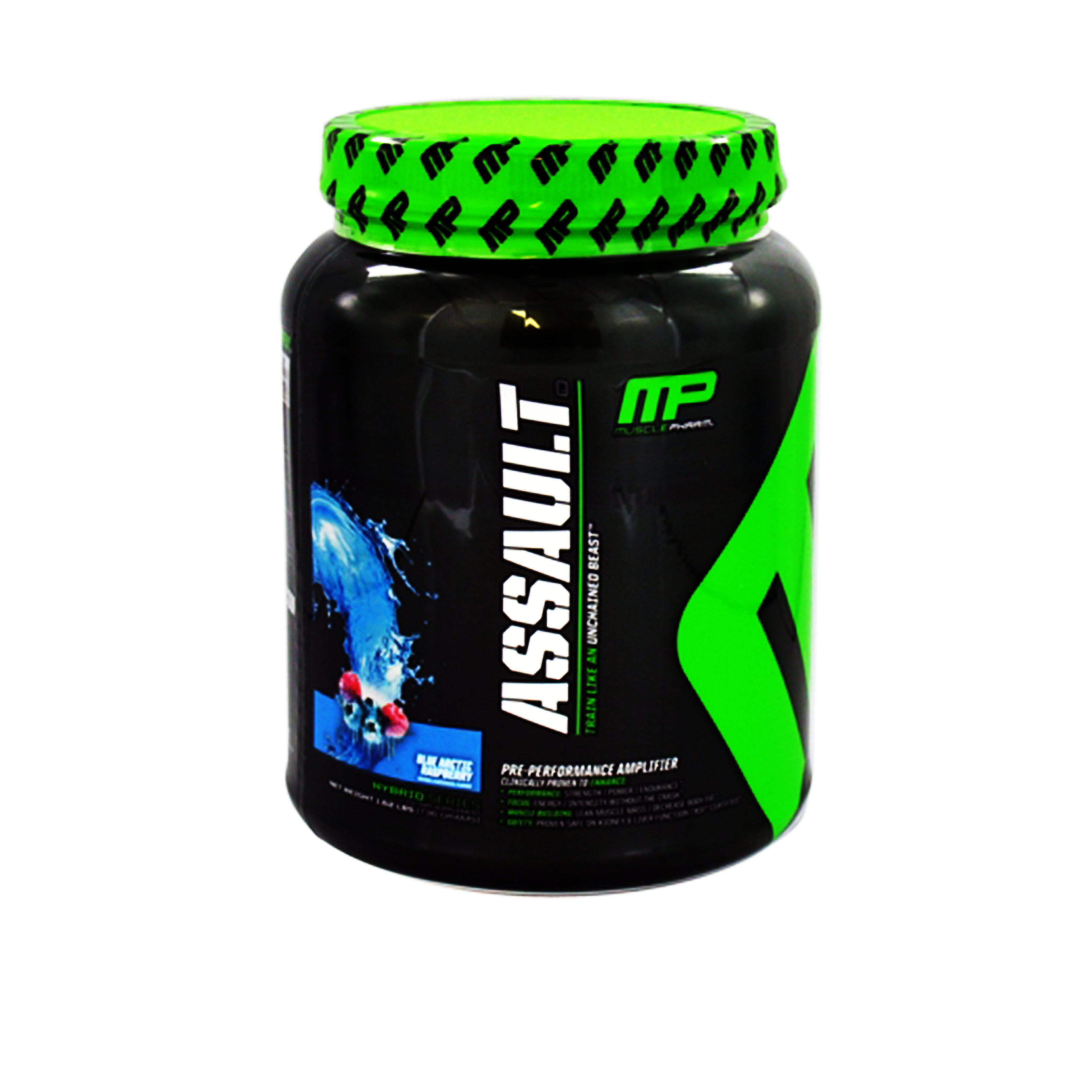 MusclePharm Assault,  1.62 lb  Blue Arctic Raspberry 