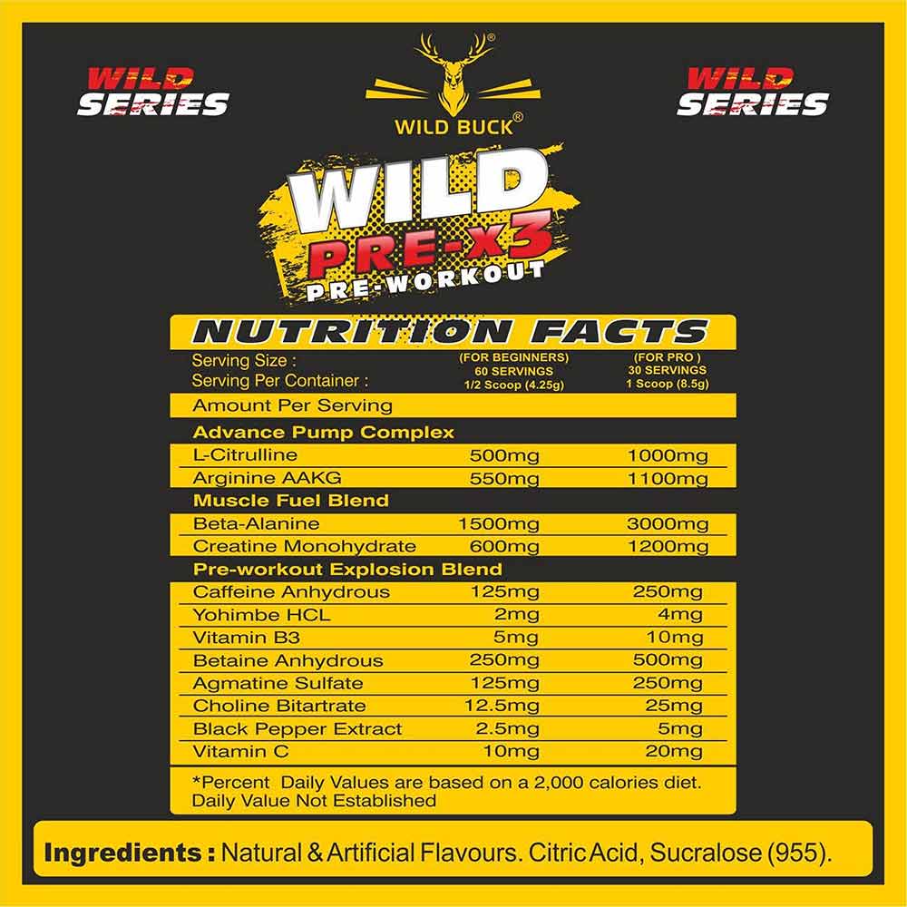 4 - Wild Buck Wild Pre-x3,  0.56 lb  Sour Gummies 