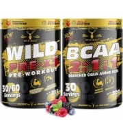 Wild Buck Wild Pre-x3 & BCAA 2:1:1 Combo- 2 Piece(s)/Pack Wild Berries