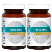 HealthKart Multivitamin Unflavoured 60 tablet s Pack of 2
