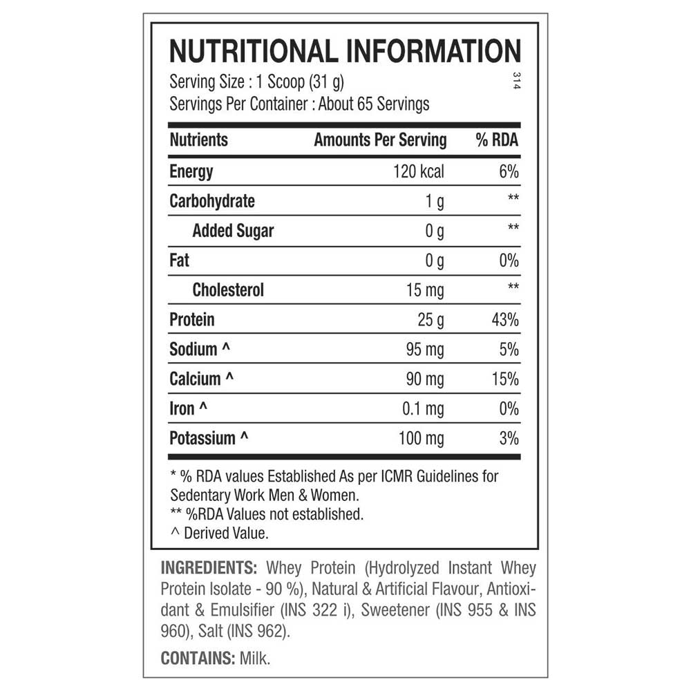 2 - ANS Performance N ISO Hydrolysed Whey Protein Isolate,  4.4 lb  Creamy Vanilla 
