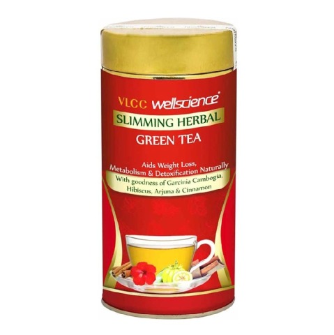 1 - VLCC Wellscience Slimming Herbal Green Tea,  100 g  Unflavoured 